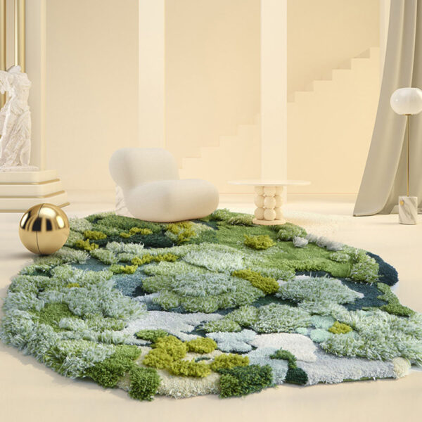 Alfombras de musgo personalizadas verde bosque - Imagen 4